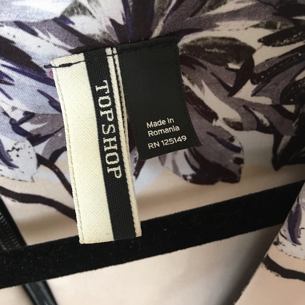 Topshop floral mini dress - Picture 4 of 6